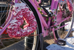 Pink biking!