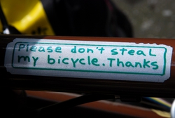 Please don't steal my bike