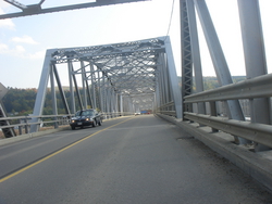 Crossing the river at Perth-Andover