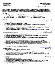 Andrew Grant - Resume