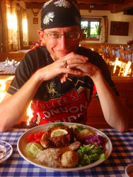 A real feast at the Gasthof Bavarian restaurant