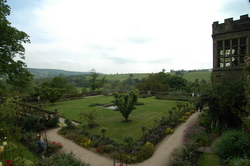 The main garden square