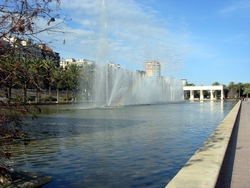 A fountain in Valencia