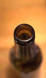 A beer bottle, as seen from our new camera