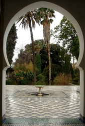 The beautiful Batha Museum in Fes