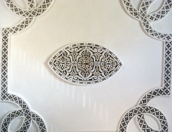 And on the ceiling