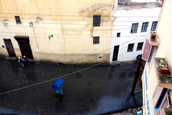 Brrrrr..... snow in Fes!
