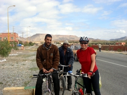 Meeting some local cyclists