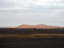 The Merzoua sand dunes