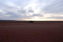 Morning light at Chegaga