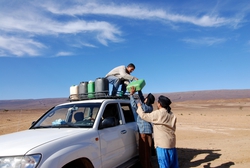 Packing up water from the well