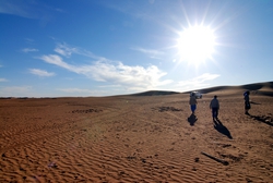 Desert sun