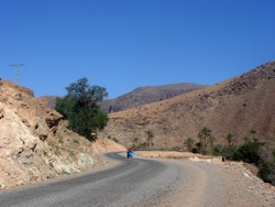 Berber women in the distance