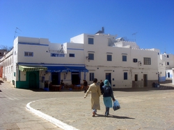 a little square in the medina